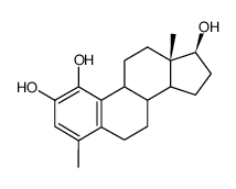 4-Methyl-oestratrien-(1,3,5(10))-triol-(1,2,17β) Structure