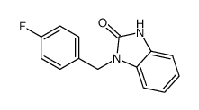 1-(4-氟苄基)-1H-苯并[d]咪唑-2(3H)-酮结构式