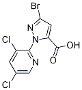 1H-Pyrazole-5-carboxylic acid, 3-broMo-1-(3,5-dichloro-2-pyridinyl)- picture