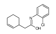 N-(2-chlorophenyl)-2-cyclohex-2-en-1-ylacetamide Structure