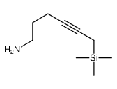 6-trimethylsilylhex-4-yn-1-amine Structure