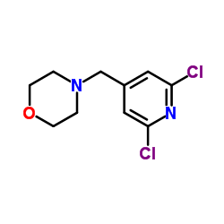 4-[(2,6-Dichloro-4-pyridinyl)methyl]morpholine structure