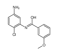 N-(5-amino-2-chloro-phenyl)-3-methoxy-benzamide结构式