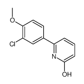 6-(3-chloro-4-methoxyphenyl)-1H-pyridin-2-one Structure