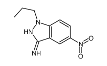 5-nitro-1-propylindazol-3-amine结构式