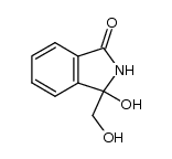 2,3-dihydro-3-(hydroxymethyl)-1H-isoindol-1-one结构式