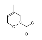 2H-1,2-Oxazine-2-carbonyl chloride, 3,6-dihydro-4-methyl- (9CI)结构式