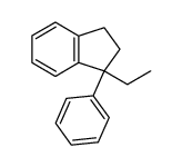 1-ethyl-1-phenylindane Structure