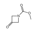 1-Azetidinecarboxylic acid, 3-oxo-, methyl ester (9CI) structure