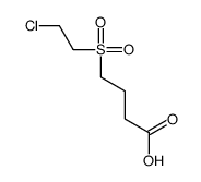 4-(2-氯乙磺酰基)丁酸结构式