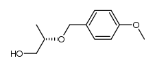 (S)-2-O-(4'-methoxybenzyl)propan-1,2-diol结构式