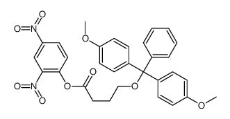 2,4-dinitrophenyl-4-O-(4,4'-dimethoxytrityl)butyrate Structure