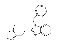 1-苄基-2-(2-(1-甲基-1H-吡咯-2-基)乙基)-1H-苯并[d]咪唑结构式