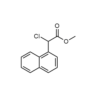 2-氯-2-(萘-1-基)乙酸甲酯结构式