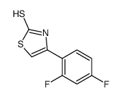 4-(2,4-DIFLUOROPHENYL)THIAZOLE-2-THIOL Structure