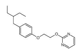 2-[2-[4-(2-ethylbutyl)phenoxy]ethoxy]pyrimidine结构式