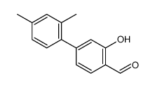 4-(2,4-dimethylphenyl)-2-hydroxybenzaldehyde Structure