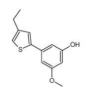 3-(4-ethylthiophen-2-yl)-5-methoxyphenol Structure