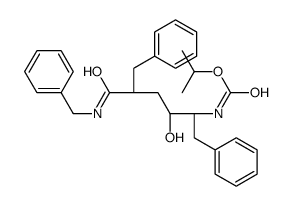 propan-2-yl N-[(2S,3S,5R)-5-benzyl-6-(benzylamino)-3-hydroxy-6-oxo-1-phenylhexan-2-yl]carbamate结构式