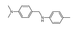 N,N-dimethyl-4-{[(4-methylphenyl)amino]methyl}aniline结构式