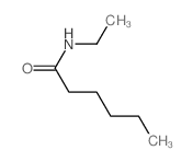 Hexanamide, N-ethyl- structure