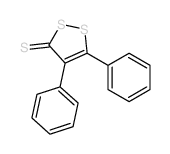 3H-1,2-Dithiole-3-thione,4,5-diphenyl- Structure