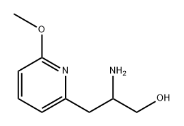 2-氨基-3-(6-甲氧基吡啶-2-基)丙-1-醇结构式