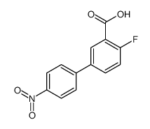 2-fluoro-5-(4-nitrophenyl)benzoic acid Structure