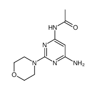 N-(6-amino-2-morpholinopyrimidin-4-yl)acetamide Structure