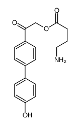 2-(4'-hydroxy-[1,1'-biphenyl]-4-yl)-2-oxoethyl 4-aminobutanoate Structure