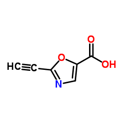 2-Ethynyl-1,3-oxazole-5-carboxylic acid Structure