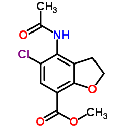 Methyl 4-acetamido-5-chloro-2,3-dihydrobenzofuran-7-carboxylate Structure