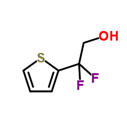 2,2-Difluoro-2-(2-thienyl)ethanol结构式