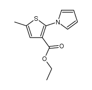 ethyl 2-(1-pyrrolyl)-5-methylthiophen-3-carboxylate structure