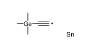 trimethyl(2-trimethylstannylethynyl)germane Structure