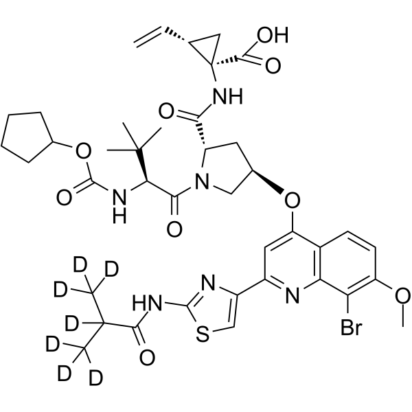 Faldaprevir-d7 Structure