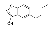 5-butyl-1,2-benzothiazol-3-one结构式