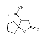 2-羰基-1-恶-螺[4.4]壬烷-4-羧酸结构式