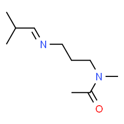 Acetamide,N-methyl-N-[3-[(2-methylpropylidene)amino]propyl]-结构式