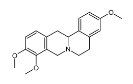 6H-Dibenzo(a,g)quinolizine, 5,8,13,13a-tetrahydro-3,9,10-trimethoxy- picture