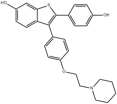 Desketoraloxifene结构式