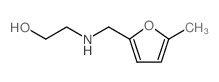 2-[(5-甲基-呋喃-2-甲基)-氨基]-乙醇结构式