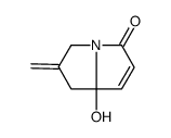 3H-Pyrrolizin-3-one, 5,6,7,7a-tetrahydro-7a-hydroxy-6-methylene- (9CI)结构式