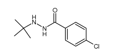 N'-tert-butyl-N-(4-chlorobenzoyl)hydrazine Structure