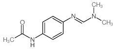 Acetamide,N-[4-[[(dimethylamino)methylene]amino]phenyl]-结构式