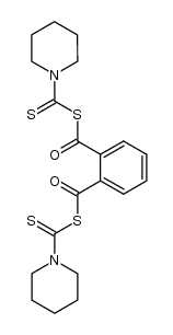 phthalic acid bis-(piperidine-1-carbothioic acid )-bis thioanhydride结构式