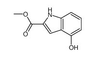 4-羟基-1H-吲哚-2-羧酸甲酯结构式