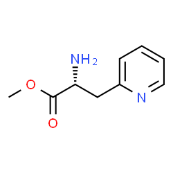 2-Pyridinepropanoic acid, α-amino-, methyl ester, (αR)- (9CI) Structure