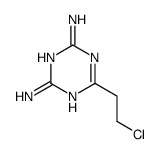 6-(2-chloroethyl)-1,3,5-triazine-2,4-diamine Structure