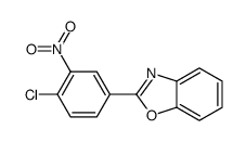 2-(4-chloro-3-nitrophenyl)-1,3-benzoxazole结构式